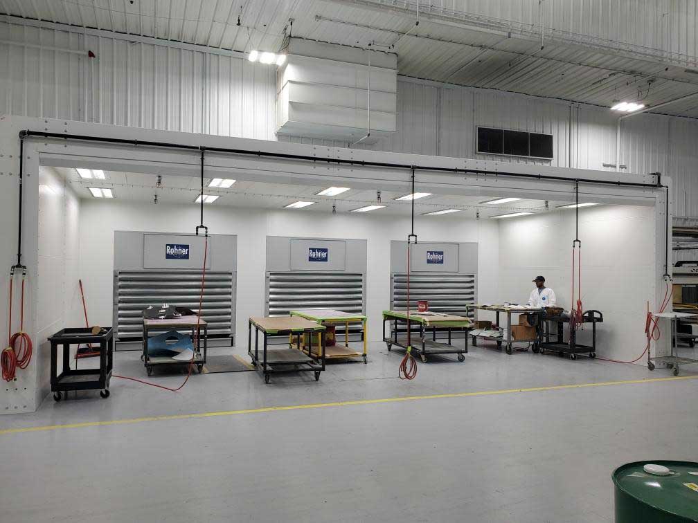 Sanding and Grinding Booths Rohner